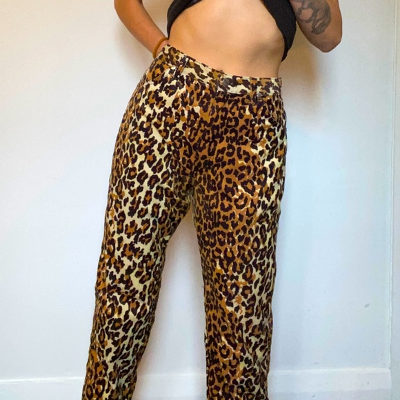 Vintage Leopard Print Wrangler Pants - Picture 3 of 7